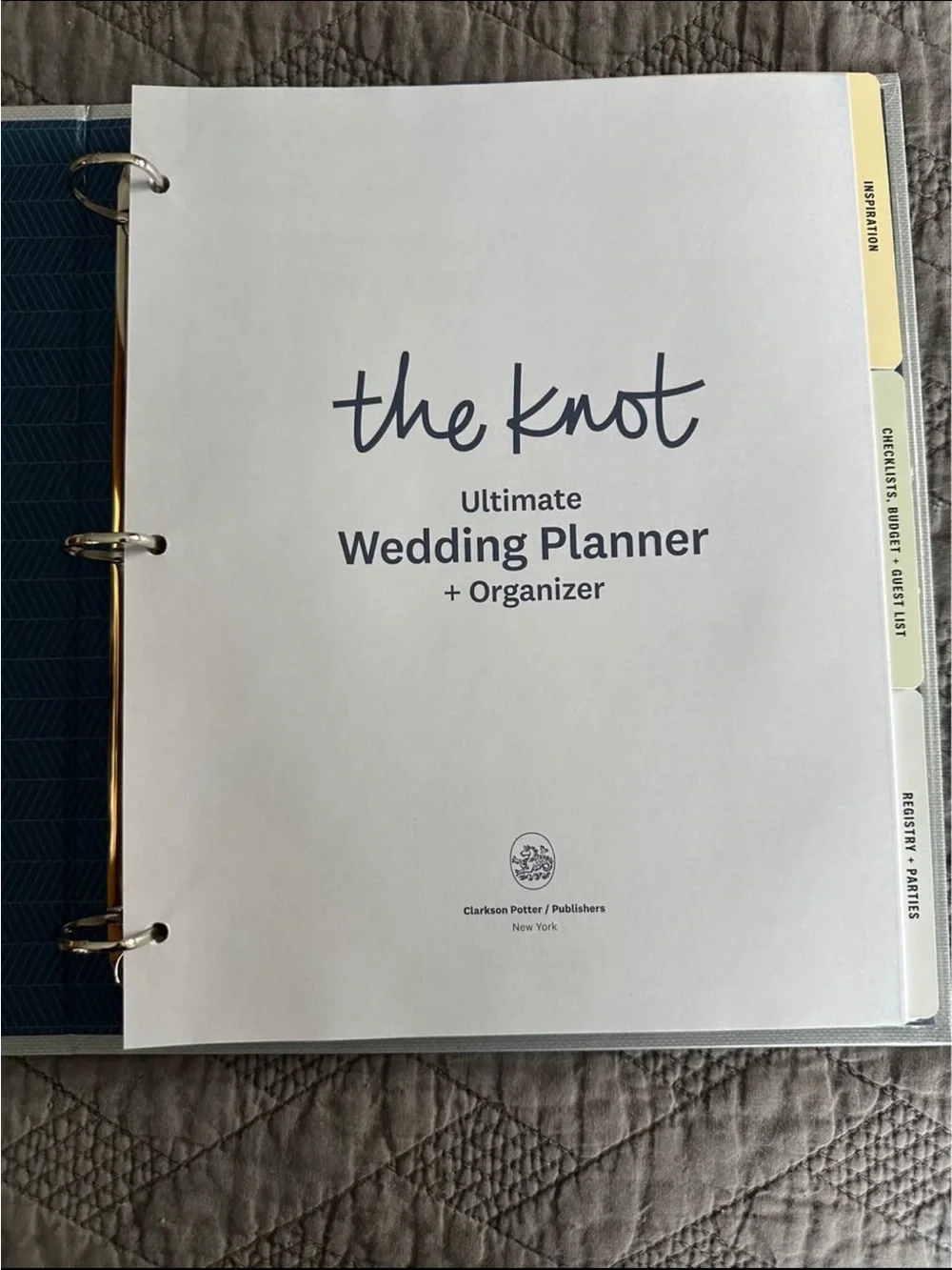 The Knot Wedding Planning Binder